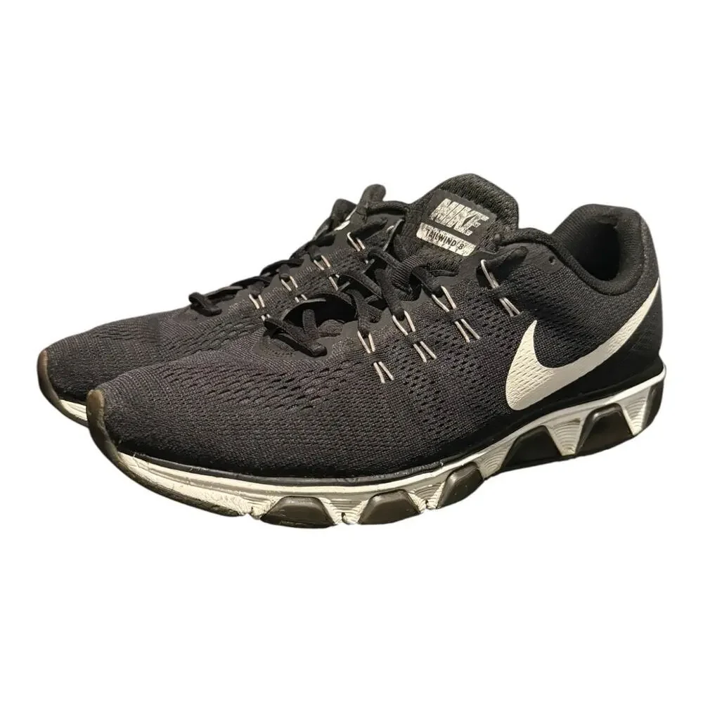 2016 Nike Air Max Men’s Tailwind 8 Black/White 805942-001 Running Shoes Size 12